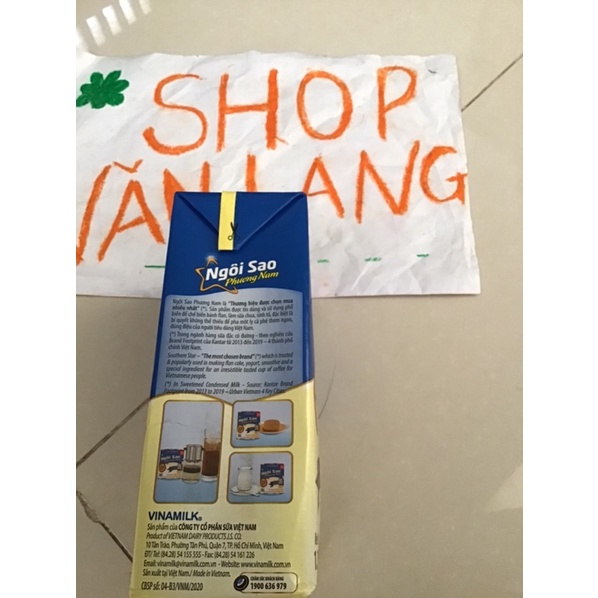 ( Vinamilk) sữa đặc ngôi sao phương nam màu xanh dương 1,284g, creamer đặc có đường