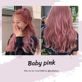 Thuốc nhuộm tóc baby pink 💖 Freeship 💖 Combo thuốc nhuộm combo tặng tẩy + oxy buddyhairs