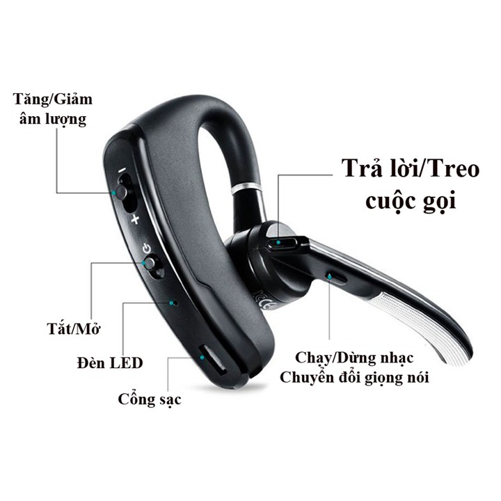 Tai nghe bluetooth V8 thế hệ chuẩn 4.0