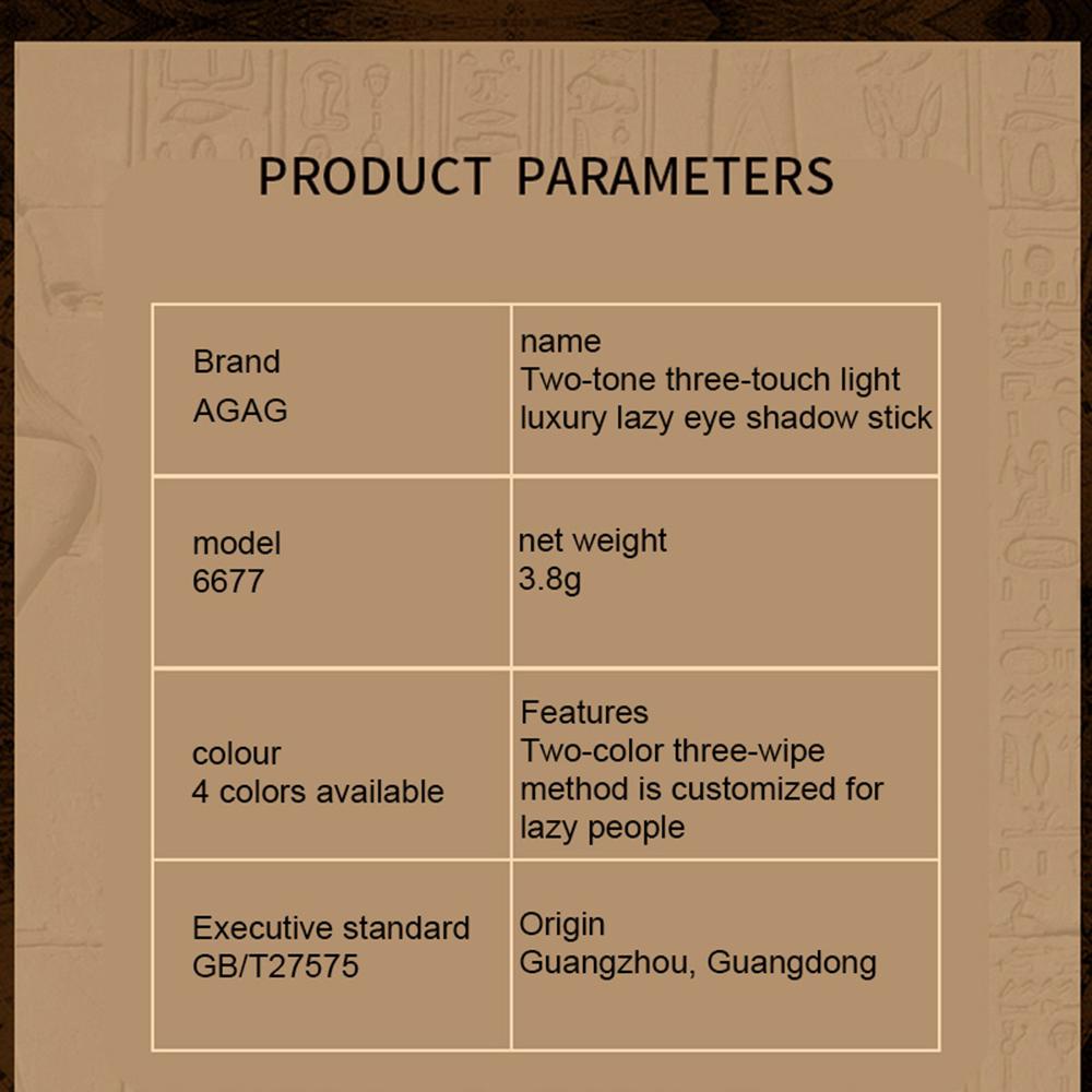 OCEANMAP Phấn Mắt Dạng Bút Hai Màu Sắc Ánh Ngọc Trai Chống Thấm Nước Có Gương Soi Tiện