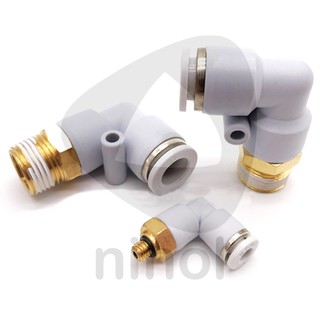 Co nối ren ngoài STNC YPL nối ống 4mm, 6mm, 8mm, 10mm