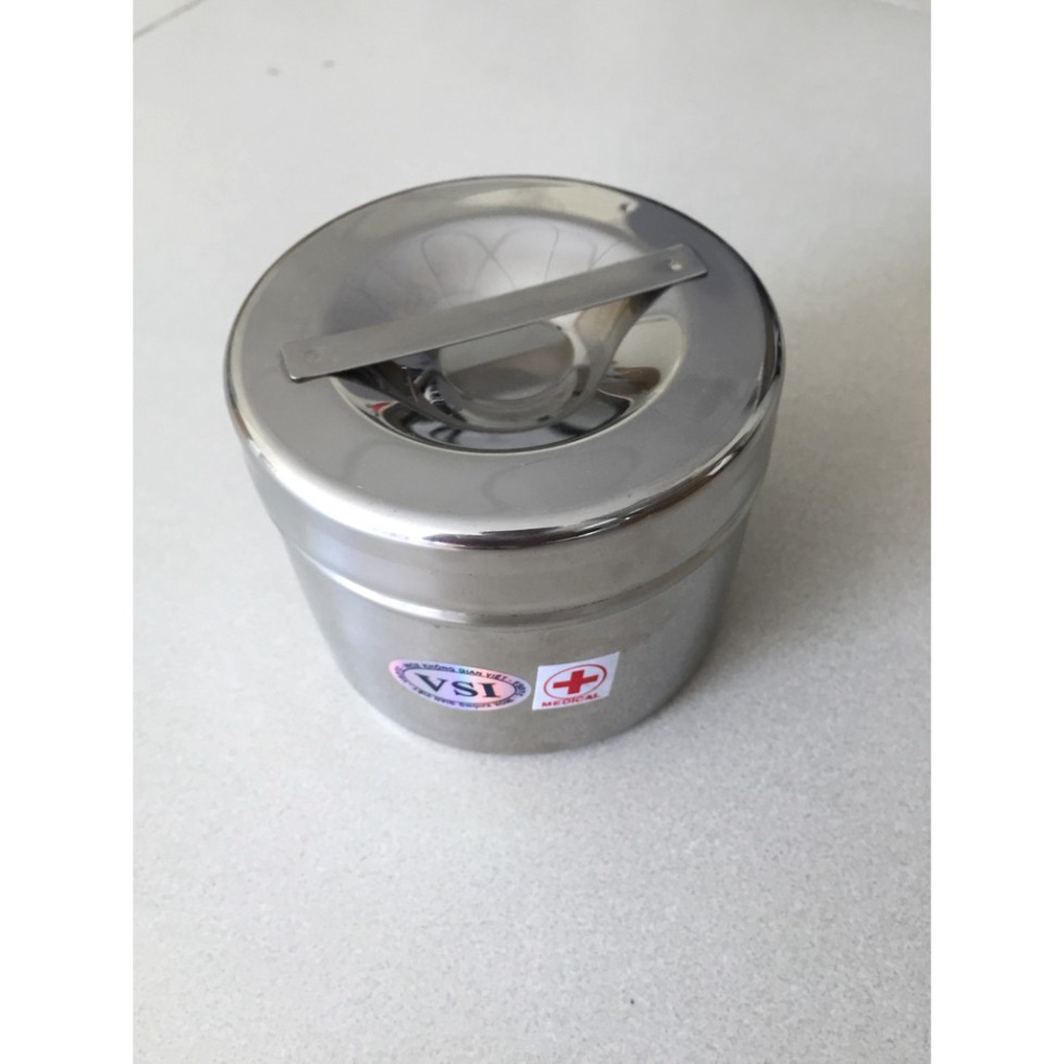 [SIEU SALE] Hộp tròn inox đúc y tế các cỡ TO,TRUNG,NHỎ