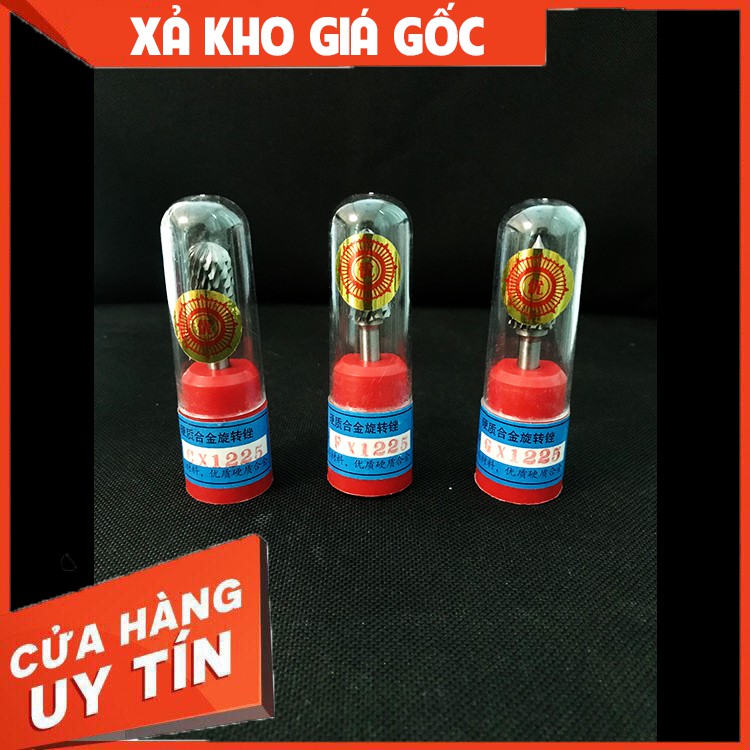 Rẻ nhất - Mũi mài Hợp kim, Mũi Doa gỗ khắc lũa Jin Ying Pai Vonfram cao cấp FX1225 CX1225 GX1225 chân cán chuôi 6mm 6 ly