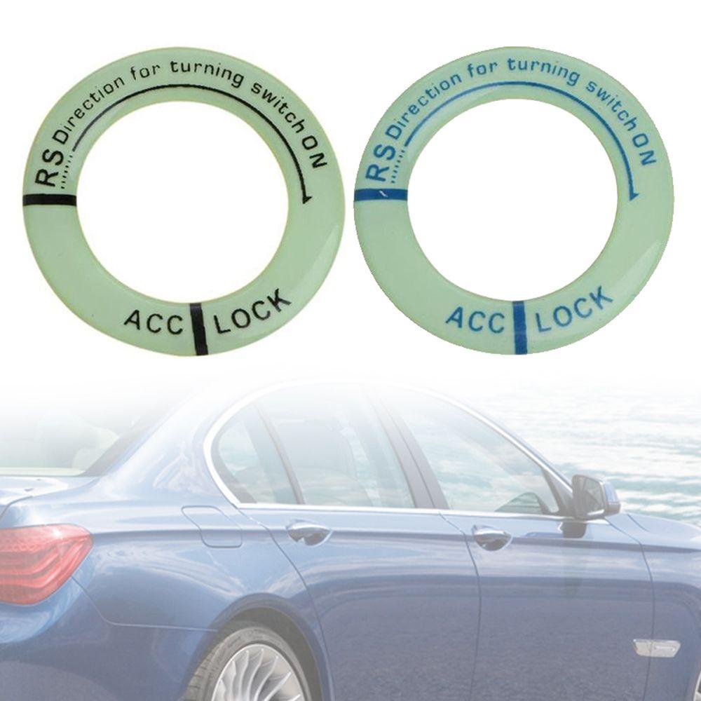 Vòng Nhẫn Dạ Quang Dán Trang Trí Khởi Động Xe Hơi / Mô Tô Họa Tiết PATRICIA