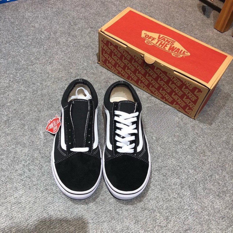 ẢNH THẬTGiày thể thao sneaker old skool đen trắng