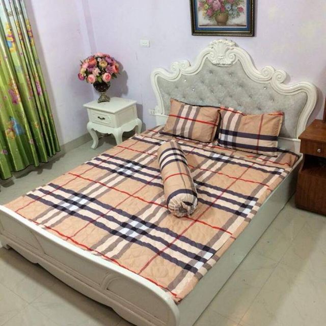 Drap Trải Giường Bọc Đệm M6 4 Món
