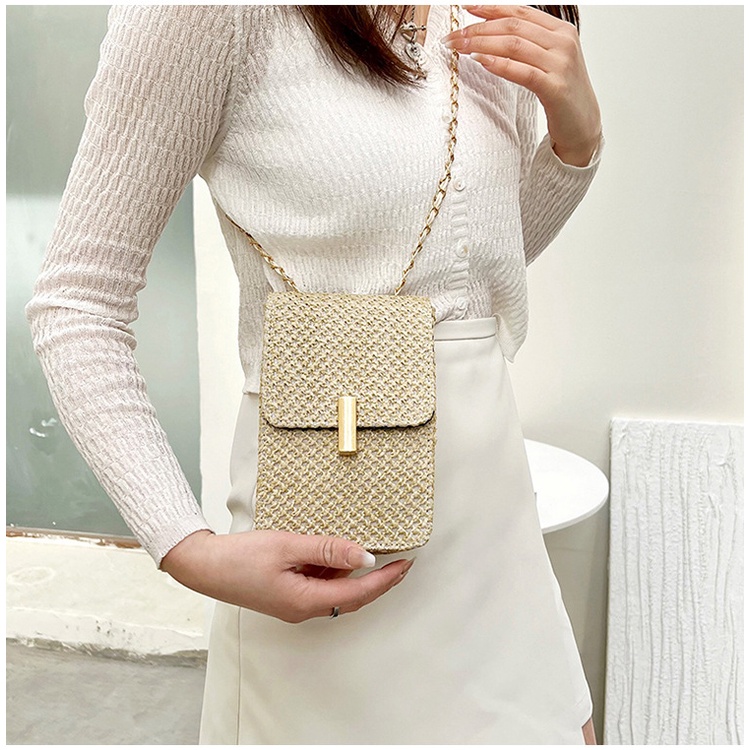 Túi cói JASMIN NOIR đơn giản thời trang dành cho nữ