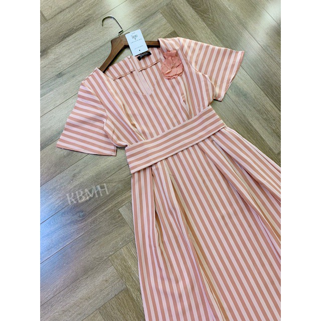 ⚡️[Sỉ Lẻ] VÁY KẺ HỒNG ĐÍNH HOA | BigBuy360 - bigbuy360.vn