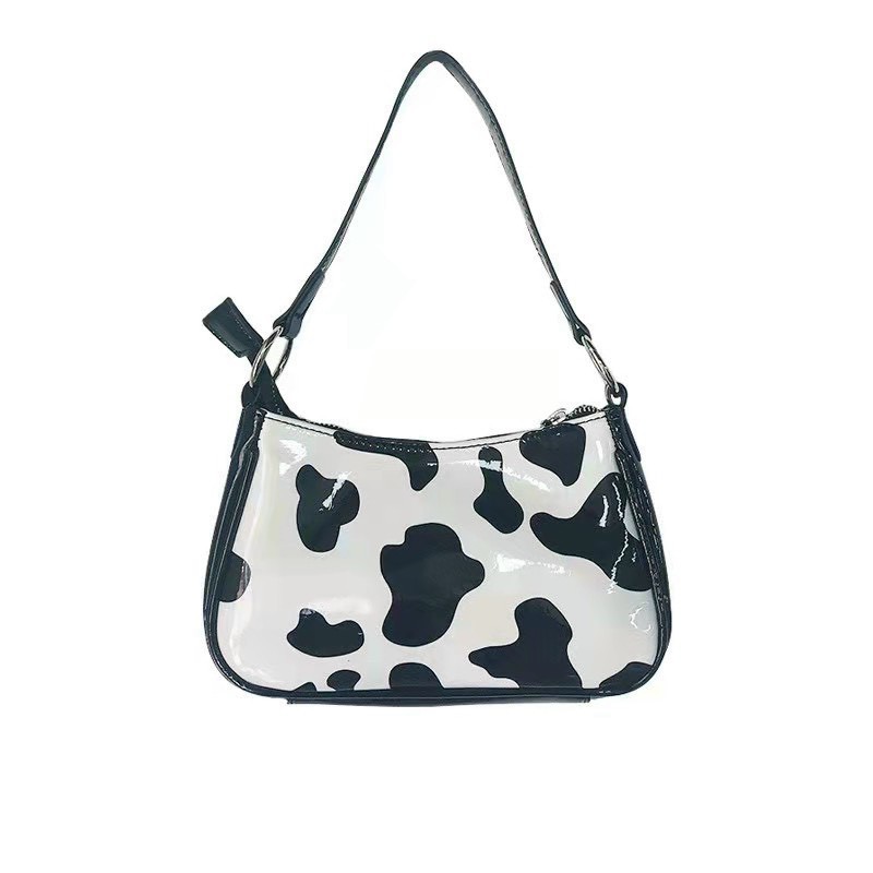 Túi Xách Nữ Đeo Vai In Họa Tiết Bò Sữa Thời Trang | BigBuy360 - bigbuy360.vn