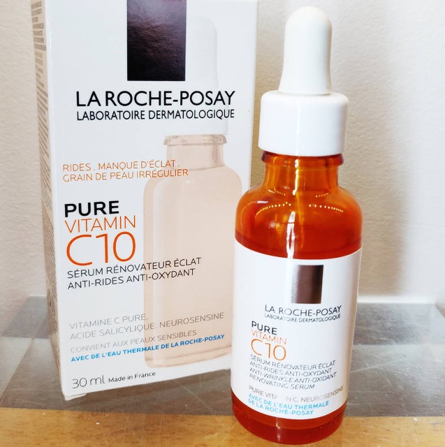 (CHÍNH HÃNG) Serum C10 La Roche Posay Dưỡng Chất Giúp Da Trắng Sáng, Căng Mọng Rạng Rỡ PURE VITAMIN SERUM C10 30ml