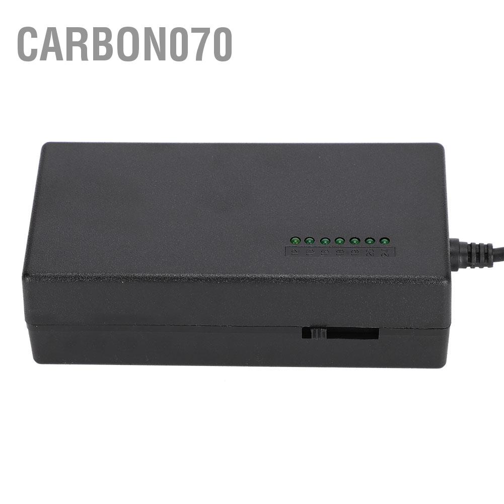 Carbon070 96W DC 12V~24V Output Universal Laptop 8-pin Power Supply Adapter 100-240V