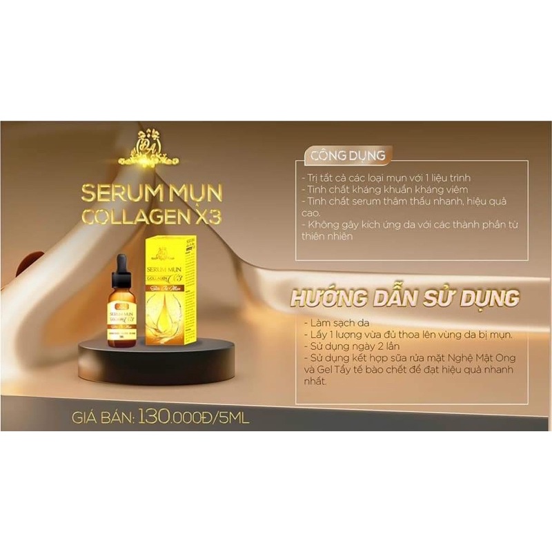 SERUM MỤN COLLAGEN X3 ĐÔNG ANH CHÍNH HÃNG