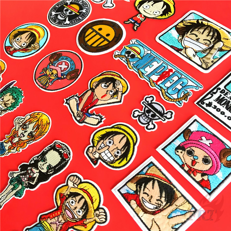 ☸ One Piece：Sailing To The Sea Series 01 - Anime Iron-On Patch ☸ 1Pc Luffy / Chopper / Zoro / Nami / Robin / Law DIY Sew on Iron on Badges Patches