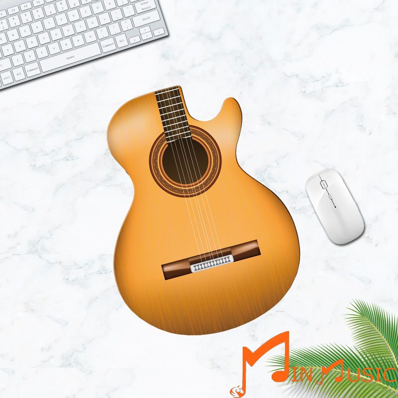 Miếng Lót Chuột, Pad Chuột Cỡ Lớn Chống Nước, Bàn Di Chuột hình Guitar độ dày 3 mm Mouse Pad Guitar