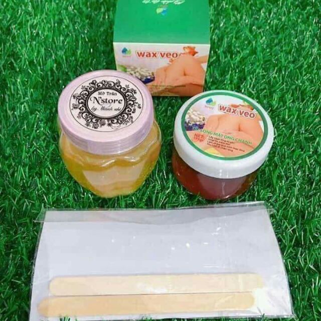 Combo mỡ trăn và wax lông kèm giấy GIÁ CHỈ 140