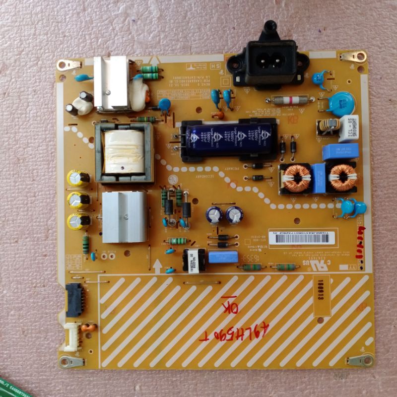 Bo mạch tivi LG 49LH590T,bo xử lý, khiển, nguồn,Tcon,wifi,mắt nhận