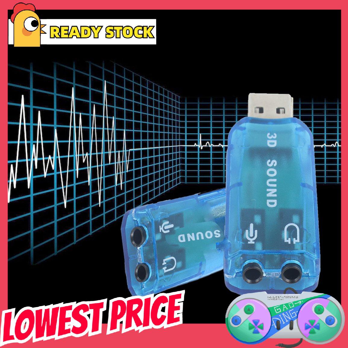 Usb 1.1 Mic / Loa Âm Thanh 7.1 Ch 3d Cho Pc / Laptop | BigBuy360 - bigbuy360.vn