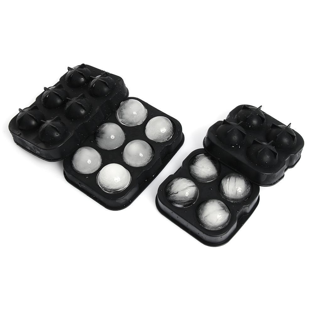 Khuôn Silicone Làm Đá Viên 4 / 6 Ngăn Tiện Dụng