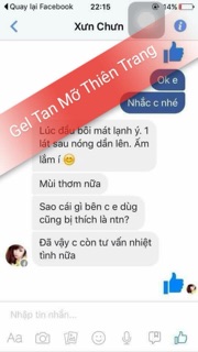 Gel tan mỡ Thiên Trang