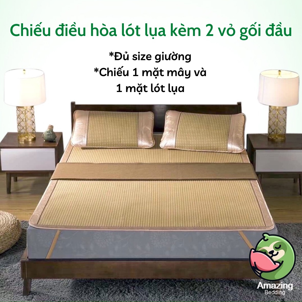 Chiếu điều hoà cao cấp Muji ( 1 chiếu và 2 vỏ gối đầu) tặng kèm túi xách sang trọng