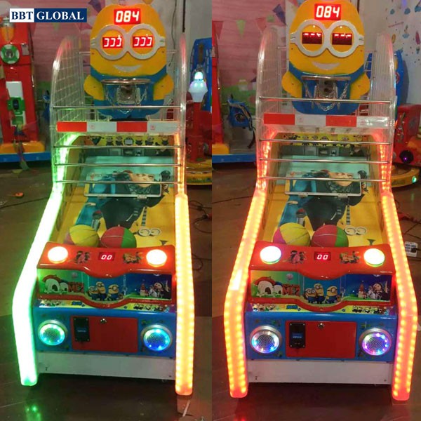 Máy chơi ném bóng rổ khu vui chơi BBT Global 6011