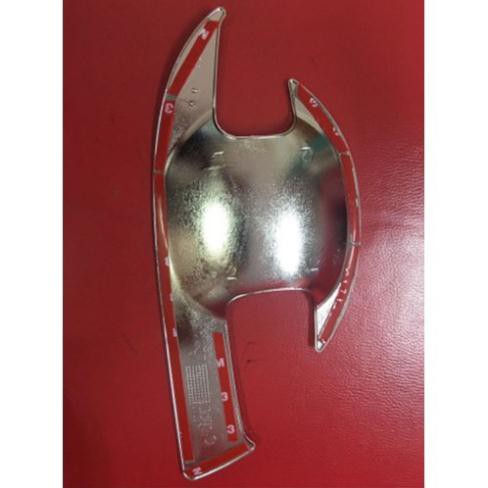 Ốp tay nắm, hõm cửa xe Mitsubishi Triton đời 2016- 2020, 2021, 2022 mạ crom cao cấp