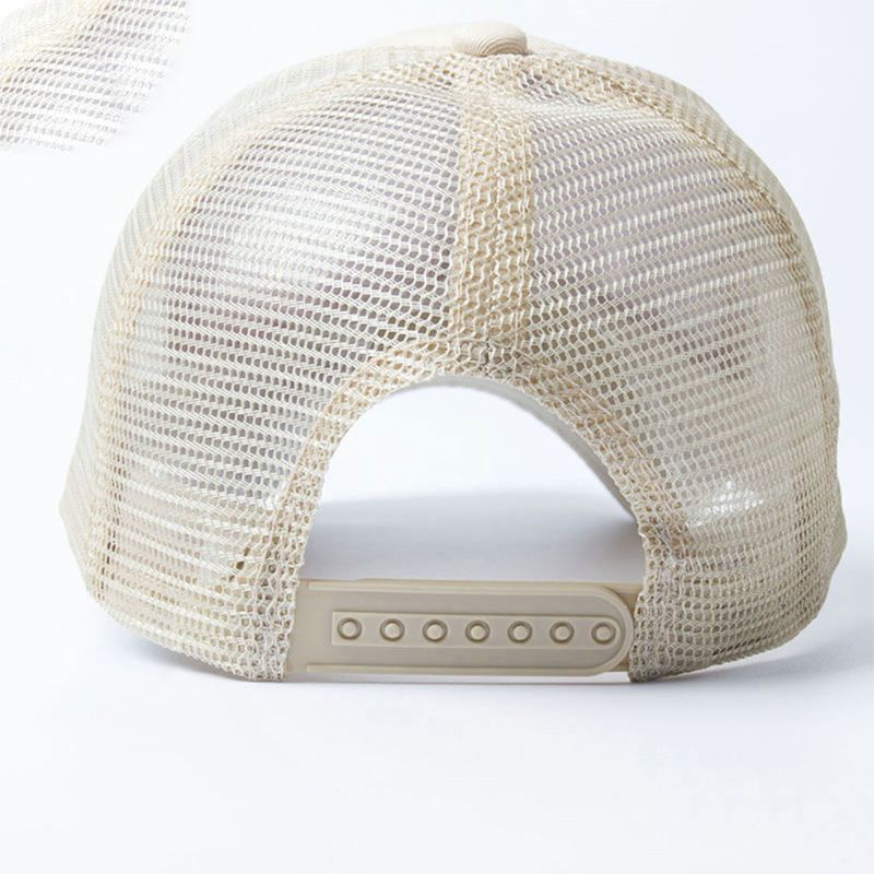 Mũ Lưỡi Trai Vải Cotton Màu Trơn Phối Lưới Thoáng Khí Lưng