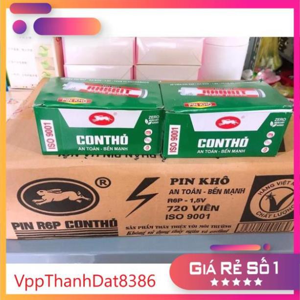 (Sale) Sỉ hộp 40 quả pin Con Thỏ chính hãng AA và AAA