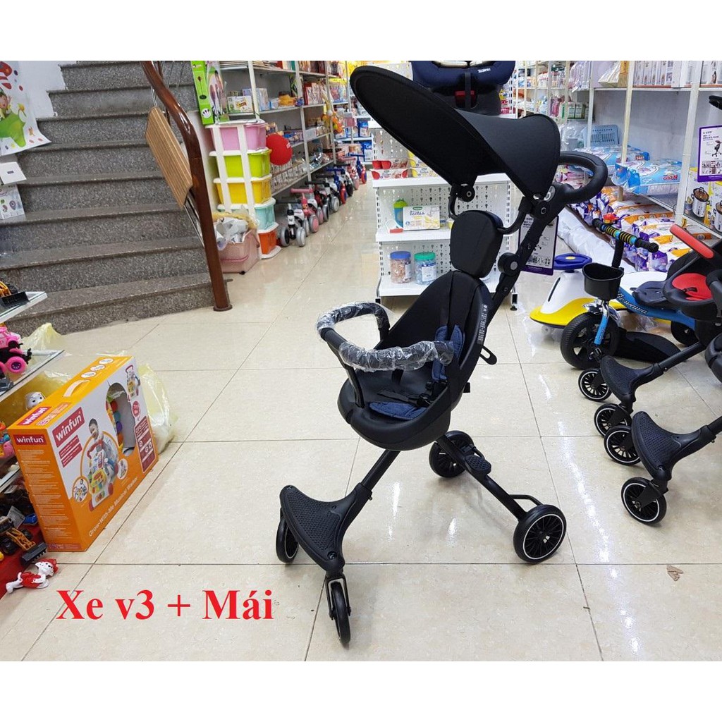 Xe đẩy du lịch cao cấp gấp gọn Playkids, V1, V3, V5B