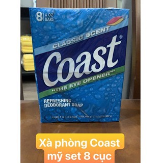 XÀ PHÒNG TẮM COAST CLASSIC SCENT THE EYE OPENER CỦA MỸ SET 8 CỤC 113G