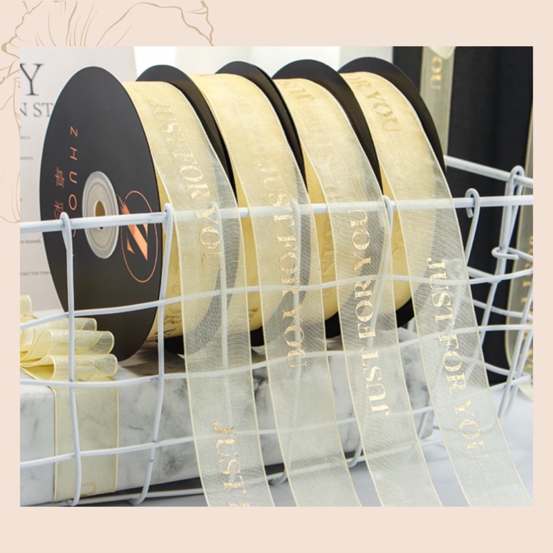 Ruy băng voan Just for you