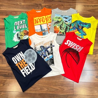 Áo sát nách cho bé trai H-M chất cotton - Áo ba lỗ cho bé trai