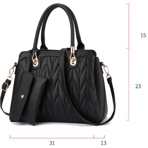 Set Túi Xách 2 Trong 1 Phong Cách Âu Mỹ Cho Nữ