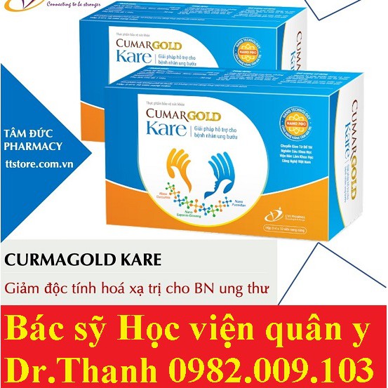 CUMARGOLD KARE GIẢM ĐỘC TÍNH HÓA TRỊ, TĂNG CƯỜNG MIỄN DỊCH