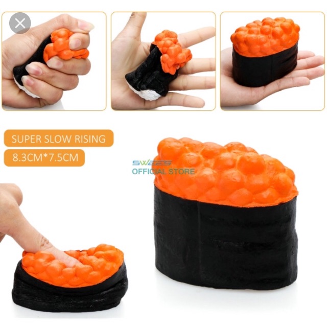 Squishy sushi cá hồi
