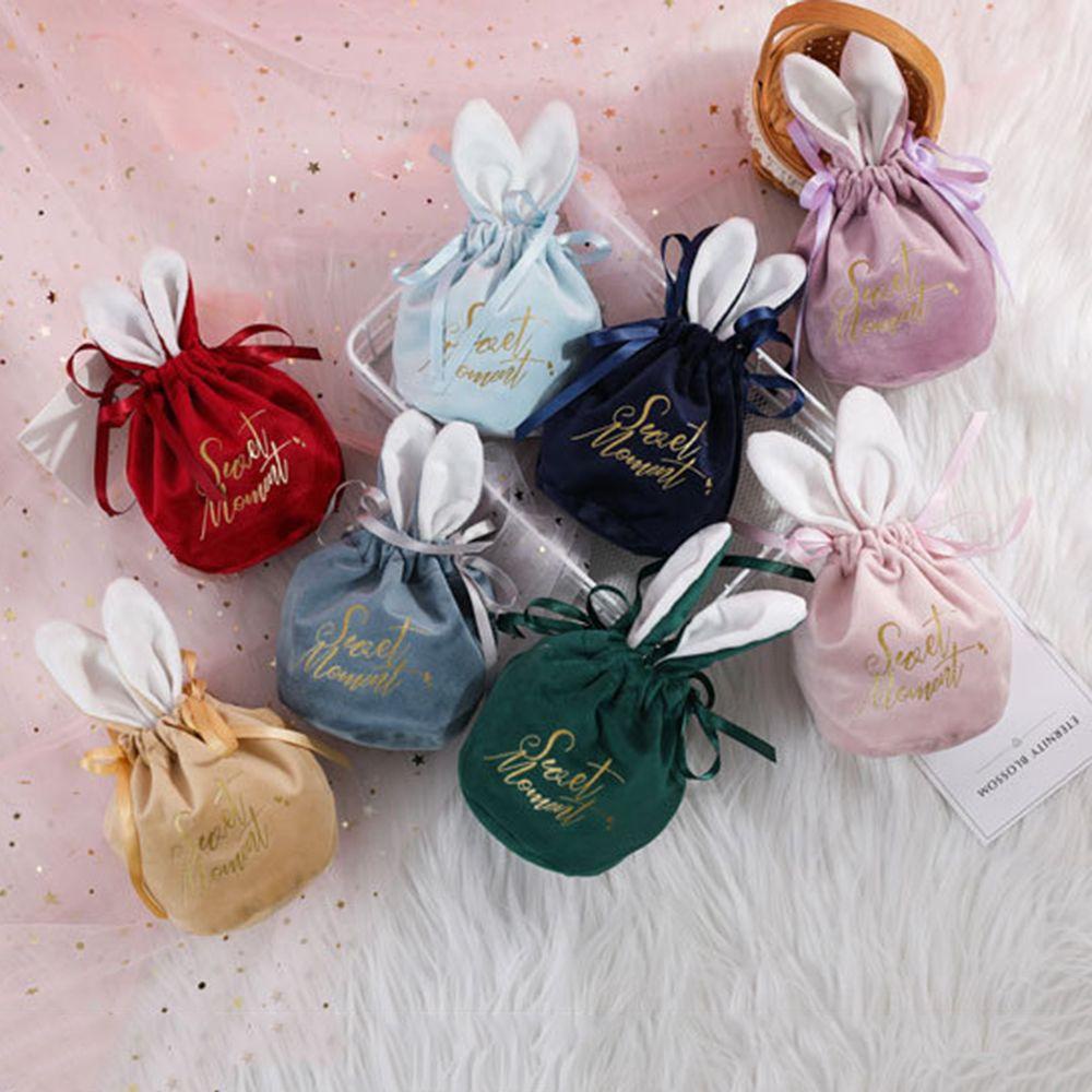 DIACHAVN Túi Đựng Kẹo Hình Thỏ Phục Sinh