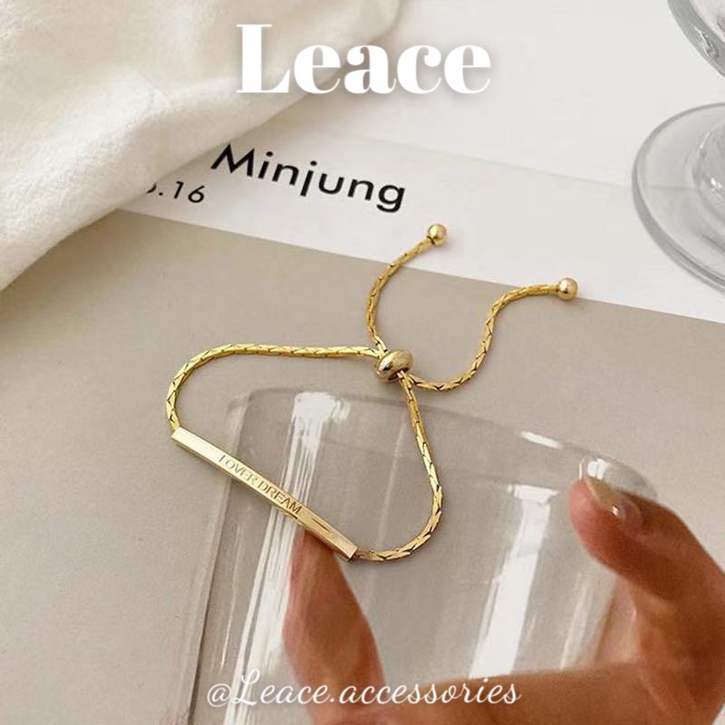 Vòng tay nữ, lắc tay dây rút LOVER DREAM BL007,008 Leace.accessories