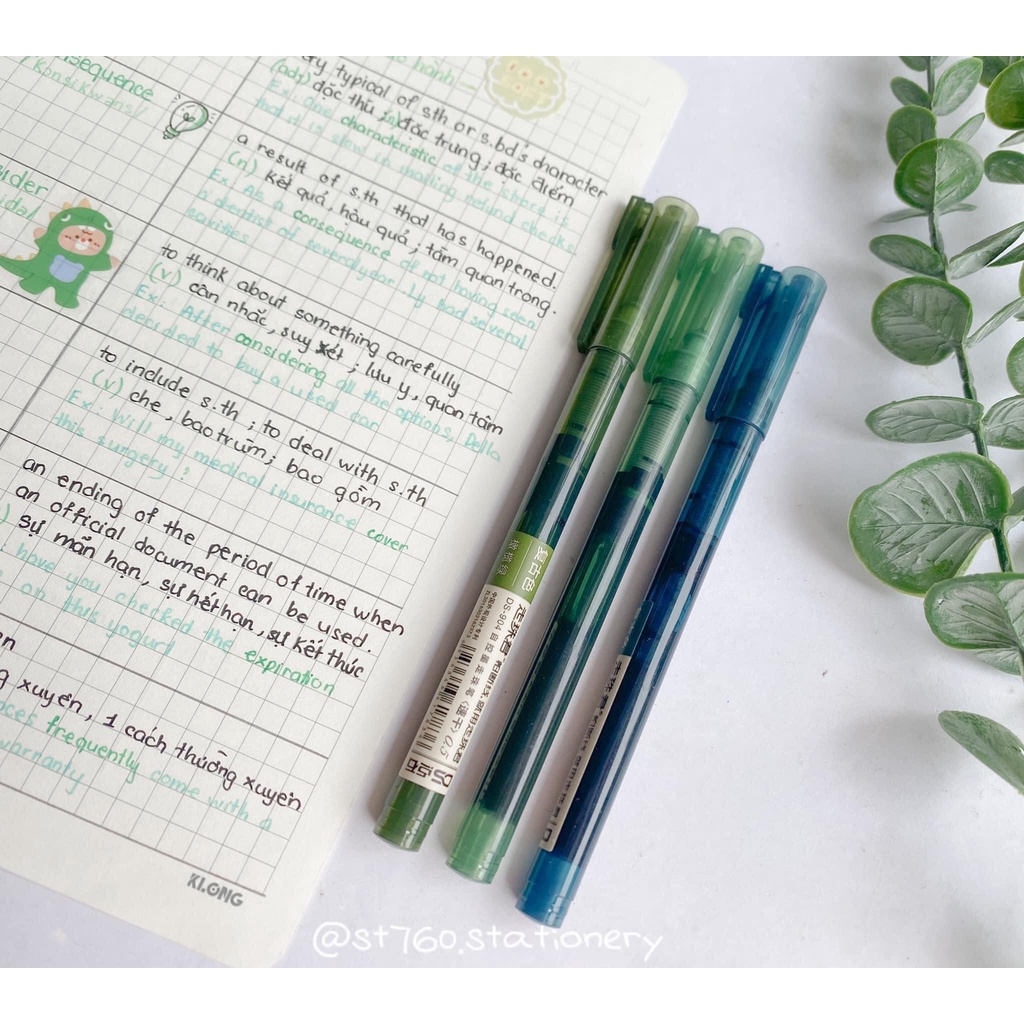 Bút mực gel DS-904 ngòi 0,5mm phong cách cổ điển