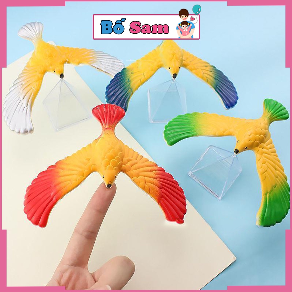 Đồ chơi chim ưng giữ thăng bằng kèm đế kim tự tháp xả stress vui nhộn Shop Bố Sam