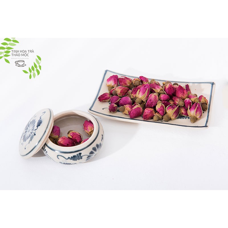 [hàng đẹp] nụ hồng đà lạt sấy khô 500 gram- tinh hoa trà thảo mộc | BigBuy360 - bigbuy360.vn