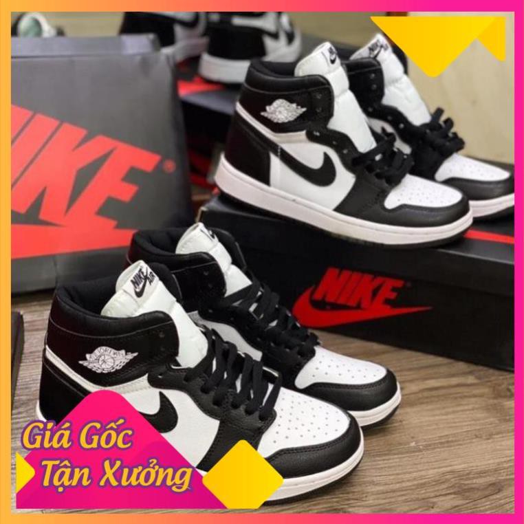 [ FREESHIP –BẢO HÀNH 12 THÁNG] GIÀY SNEAKER NAM NỮ JORDAN CAO CỔ ĐEN TRẮNG HOT TREND | BigBuy360 - bigbuy360.vn