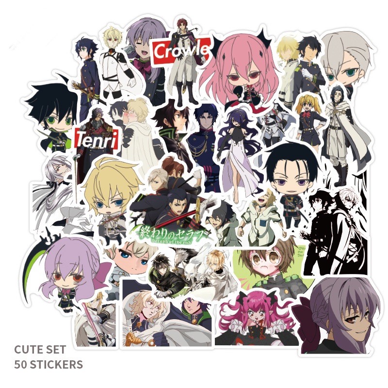 Sticker ( ảnh dán) anime owari no seraph