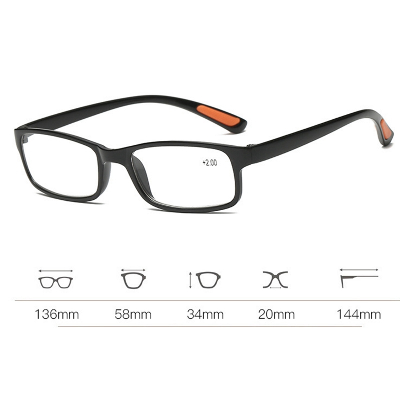 Kính đọc sách siêu nhẹ + 1.00 - + 4.00 độ