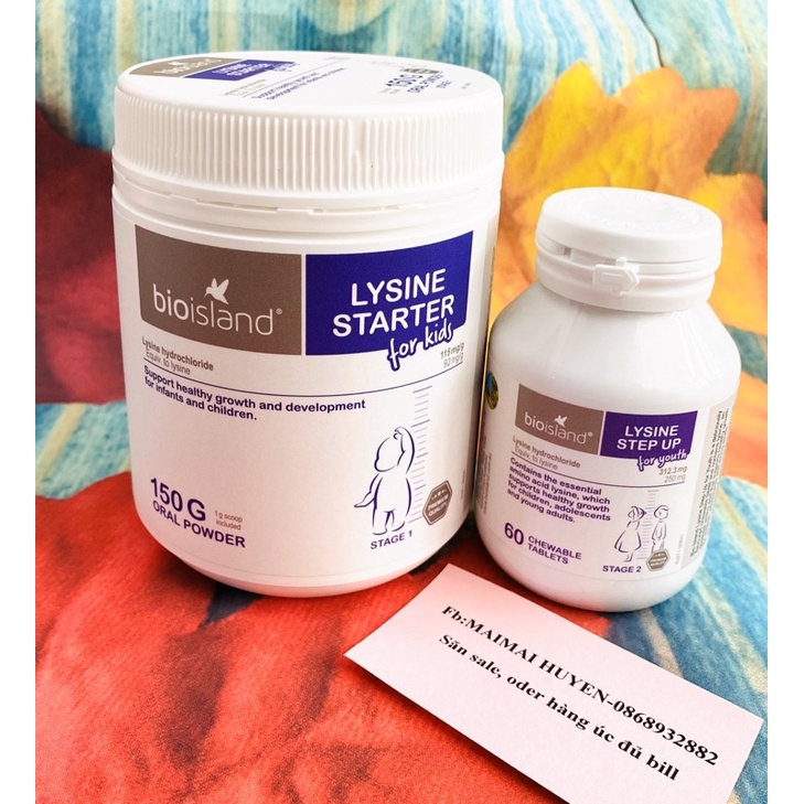 Lysine Bioisland Tăng chiều Cao cho bé