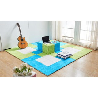 1 Tấm Thảm Xốp Ghép EVA Mặt Lông 30x30x1cm Nhiều Mẫu Lựa Chọn