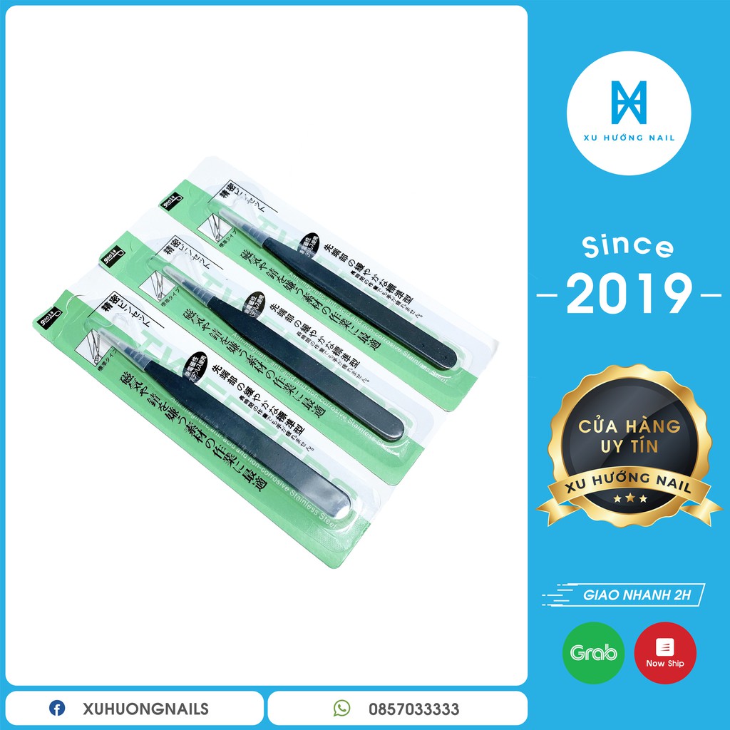 Nhíp gắp đá làm Nail Đầu Thẳng