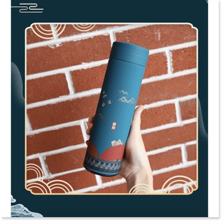 Bình Giữ Nhiệt Họa Tiết Đẹp Mắt Aquarius Zojirushi Blue