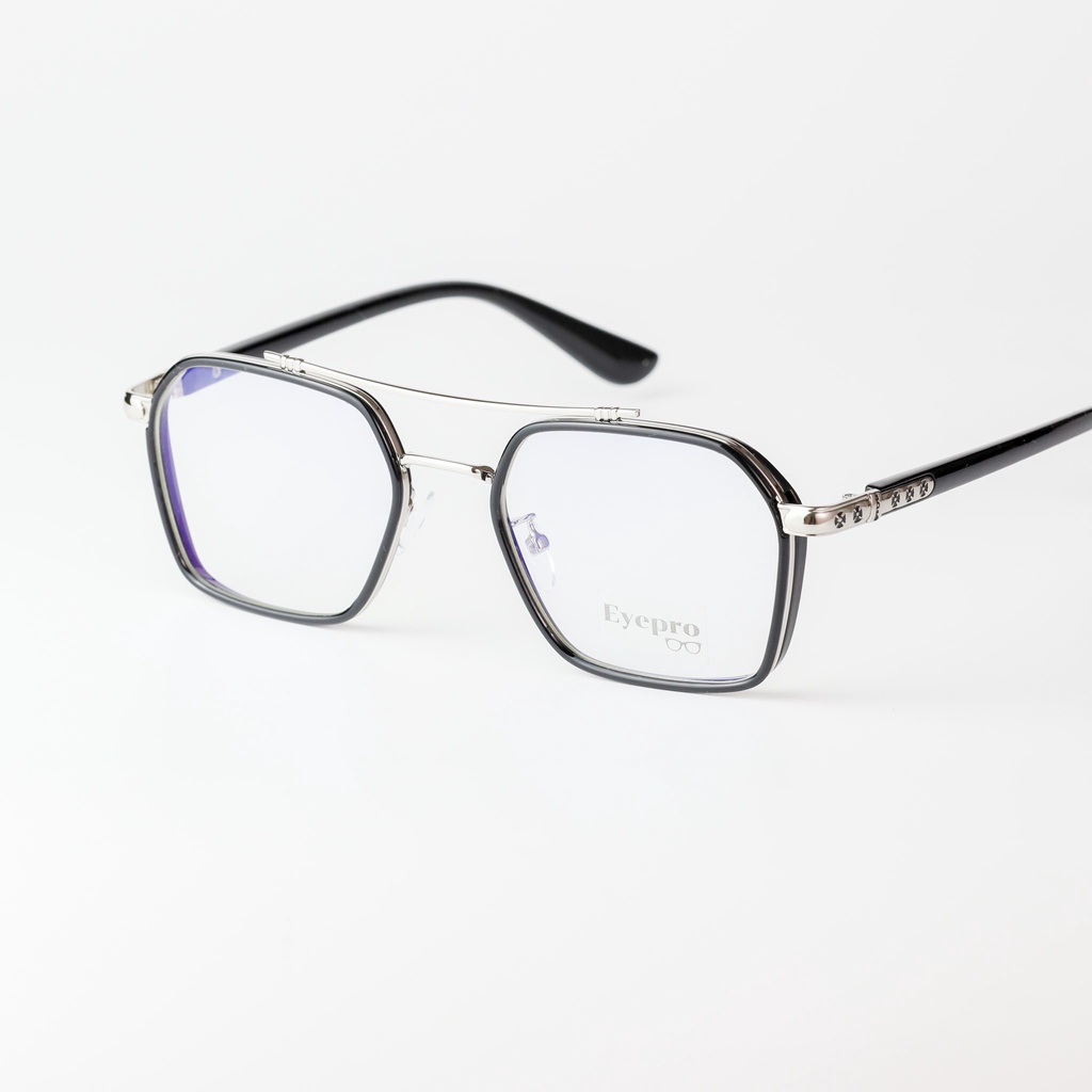 Gọng kính cận nam nữ Eyepro nhựa dẻo , nhận lắp mắt kính cận hoặc 0 độ chống ánh sáng xanh , đổi màu dáng iron man Z014