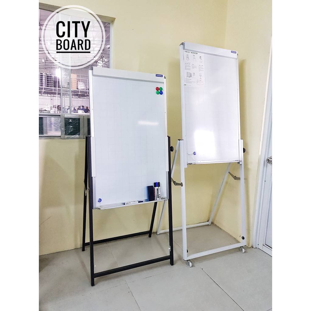 Bảng Flipchart chân đen ,KT 60x100cm dòng Standard-Bảng Cường Thúy(Tặng kèm nam châm,bút và bông lau)