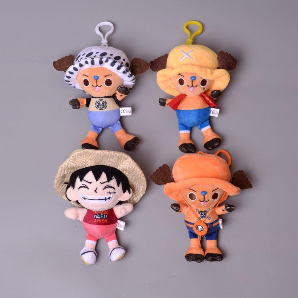 JARRED Búp Bê Nhồi Bông Hình Luffy Chopper Hoạt Hình Trang Trí Túi Xách